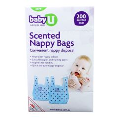 Baby U Scented Nappy Bags 200 Pack