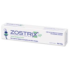 Zostrix Hp Capsaicin 0.075%W/W Cream Tube 45g