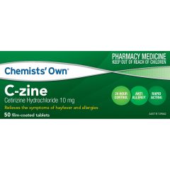 Co C-Zine Tab 10Mg 50