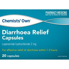 Chemists Own Diarrhoea Relief 20 Caps