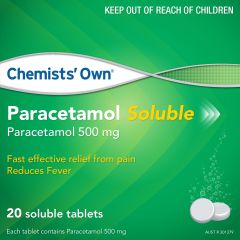 Co Paracetamol 500Mg 20 Soluble Tablets
