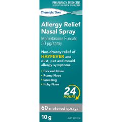 Co Allergy Relief Nasal Spray 50Mcg 60