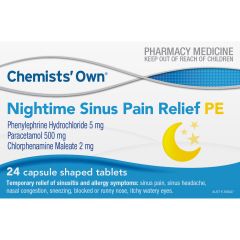 Co Nighttime Sinus Cold&Flupe 24 Tab