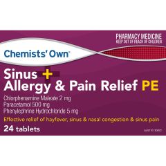 Co Sinus+Allergy Pain Reliefpe Tab 24