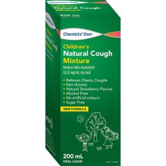 Co Child Nat Cough Strawberry 200ml