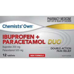 Co Ibuprofen & Paracetamol 12 Tablets