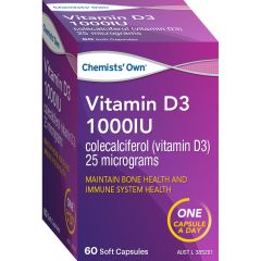 Co Vitamin D3 1000Iu 60 Caps