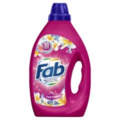 Fab Fresh Frangipani, Washing Liquid Laundry Detergent, 1 Litre