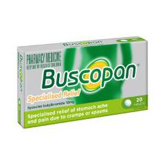 Buscopan Tablets 10Mg 20 Tablets