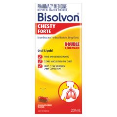 Bisolvon Chesty Forte Liquiddouble Strength 200 ml