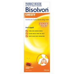 Bisolvon Chesty Liquid Family Pack 250 ml