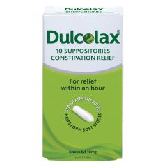 Dulcolax Suppositories 10Mg10 Pack