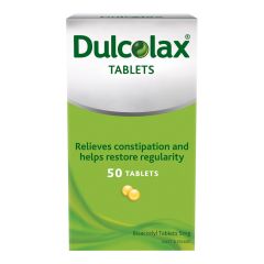 Dulcolax Laxatives 5Mg Tablets For Constipation Relief 50 Tablets
