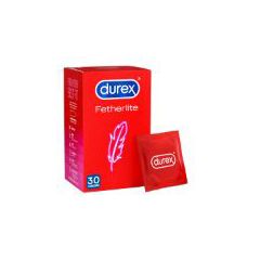 Durex Thin Feel Latex Condoms Regular Fit, Pack Of 30