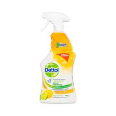 Dettol Antibacterial Multipurpose Cleaner Surface Spray Disinfectant Citrus Lemon Lime 750ml