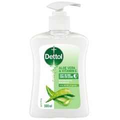 Dettol Antibacterial Liquidhandwash Pump Aloe Vera And Vitamin E 500ml