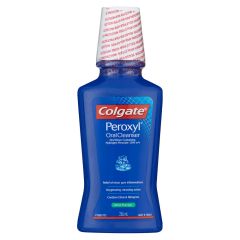 Colgate Peroxyl Oral Cleanser Alcohol Free Mint Flavour 236 ml