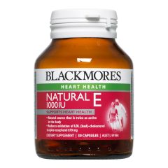 Blackmores Natural E 1000Iu100 Capsules