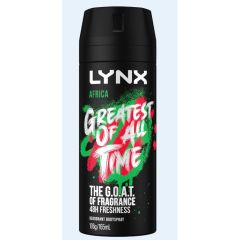 Lynx Deodorant Aerosol Africa 165mL