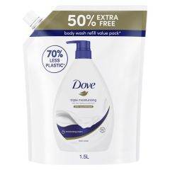 Dove Body Wash Triple Moistrefill 1.5L