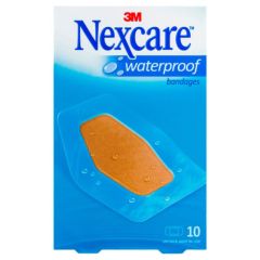 Nexcare Strips Waterproof Large 60Mm X 88Mm - 10 Pack