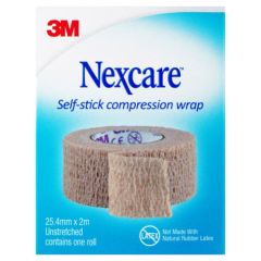 Nexcare Self Stick Compression Wrap 25Mm Unstretched 2 Metres