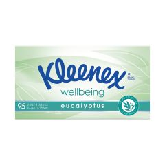 Kleenex Eucalyptus 3 Ply Facial Tissues 95 Pack