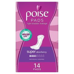 Poise Pads For Bladder Leakssuper 14 Pack