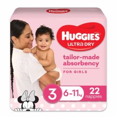 Huggies Crawler Girl 22pk