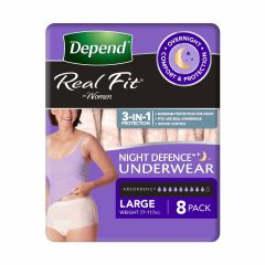 Depend Realfit Night Lady Large 8