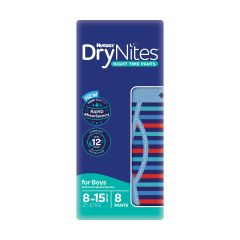 Drynites Night Time Pants For Boys 8-15 Years (27-57Kg) 8 Pack