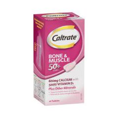 Caltrate Bone & Muscle 50+ Years 60 Tablets