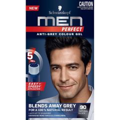 Schwarzkopf Men Perfect Anti-Grey Colour Gel 90 Natural Black 1 Pack