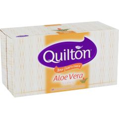 Quilton 3Ply 95'S X12 Aloe Vera White Facial Tissue