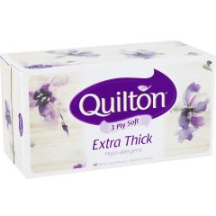 Quilton 3Ply 110S X12 Classic White Facial Tissue