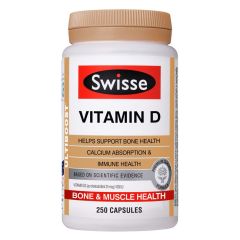 Swisse Ultiboost Vitamin D 250 Capsules