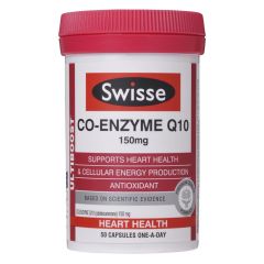 Swisse Ultiboost Co-Enzyme Q10 150mg 50 Capsules