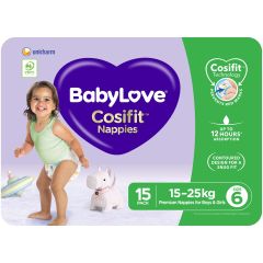 Babylove Conv Nappies Junior15pk