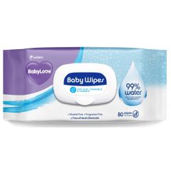 Babylove Baby Water Wipes 80