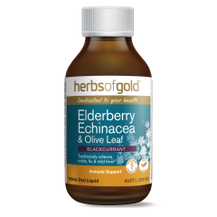 Herbs of Gold Elderberry Echinacea & Olive Leaf 100ml