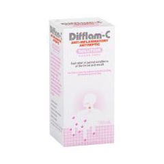 Difflam-C Anti-Inflammatoryantiseptic Solution Sugar Free 100ml