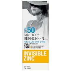 Invisible Zinc Face & Body SPF 50 75g