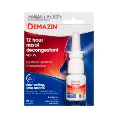 Demazin 12 Hour Nasal Decongestant Spray 20ml