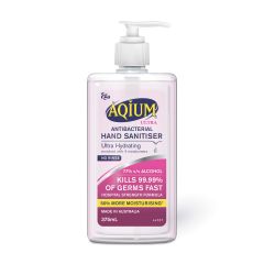 Aqium Ultra Antibacterial Hand Sanitiser 375ml