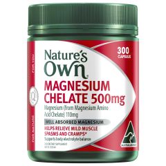 Nature'S Own Magnesium Chelate 500mg 300 Capsules