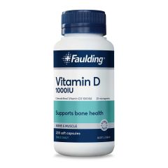 Faulding Vitamin D 1000 Iu 200 Caps