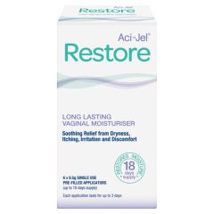 Aci-Jel Restore Vaginal Moisturiser 6 X 6.5g