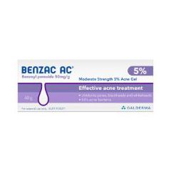 Benzac Ac Moderate Strength5% Acne Gel 60 g