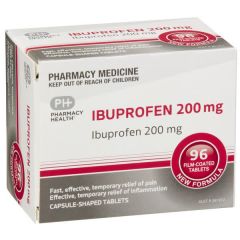 Ph Ibuprofen 200mg 96 Tablets