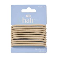 Ph Elastics Thick Blonde 10Pk